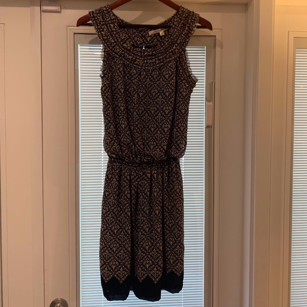 Black and Cream Dress
